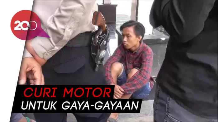 Curi Motor demi Pacar, Nyamuk Ditangkap Polisi
