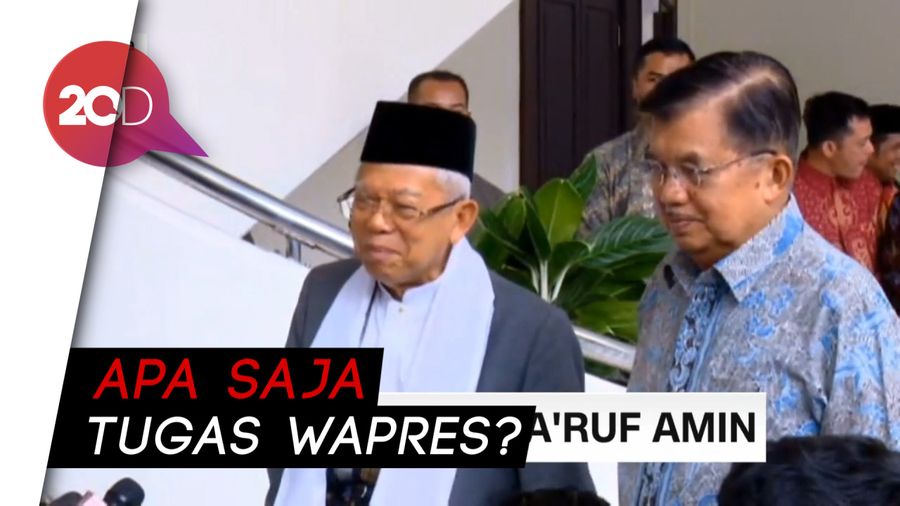 Pertemuan JK & Maruf Amin Bahas Tugas Wapres