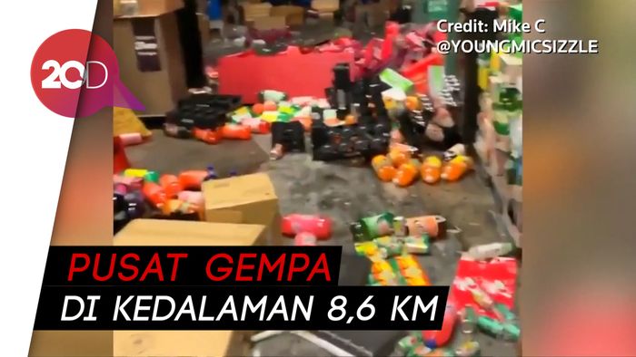 California Diguncang Gempa Magnitudo 6,4