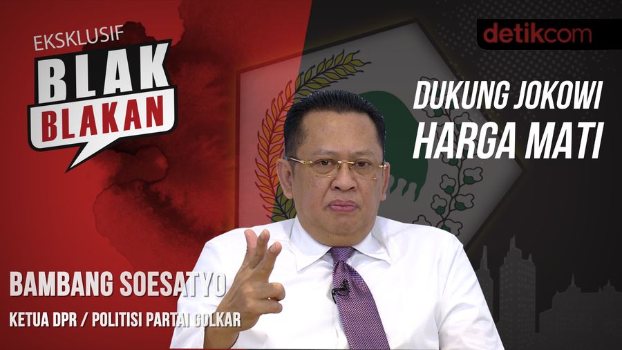 Blak-blakan Bamsoet: Dukung Jokowi Harga Mati