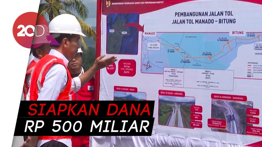 Jokowi akan Hubungkan Tol Manado-Bitung ke Surga Tersembunyi