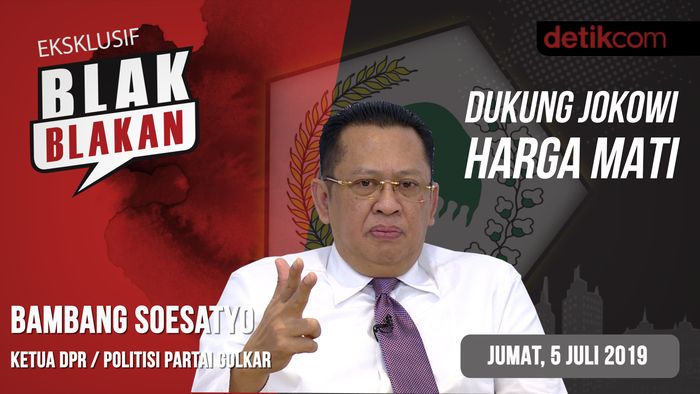 Tonton Blak-blakan Bamsoet: Dukung Jokowi Harga Mati
