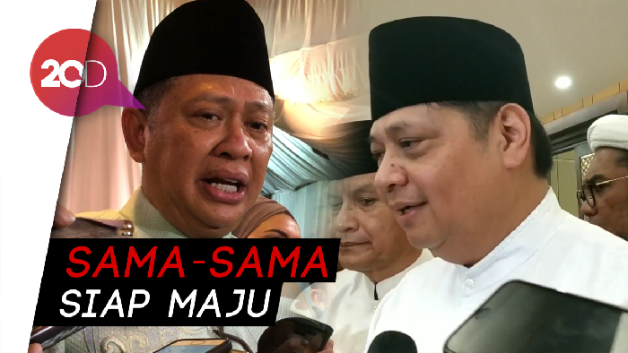 Kala Airlangga dan Bamsoet Bicara Kursi Panas Ketum Golkar