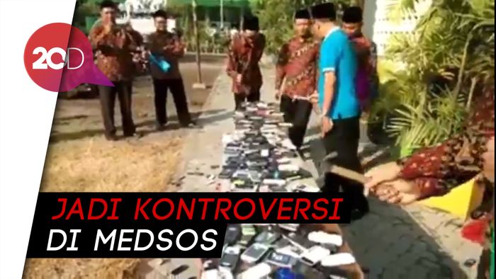 Ratusan Ponsel Siswa MAN Jombang Dipalu Guru, Ini Penjelasan Sekolah