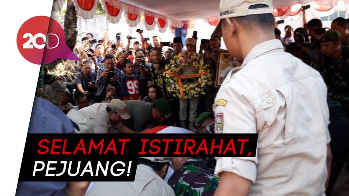 Jenazah Sutopo Dimakamkan, Dipimpin Kepala BNPB