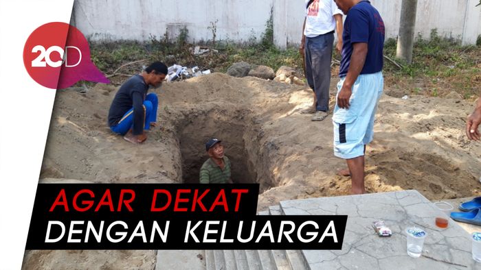 Persiapan Makam Sutopo di Boyolali