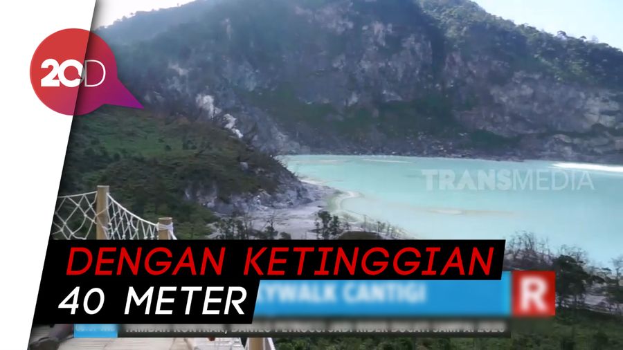 Skywalk Cantigi Spot Baru di Kawah Putih 