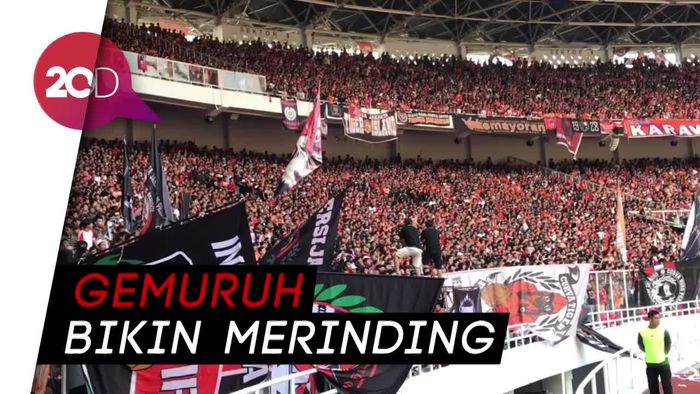 GBK Berubah Angker saat Laga Persija VS Persib