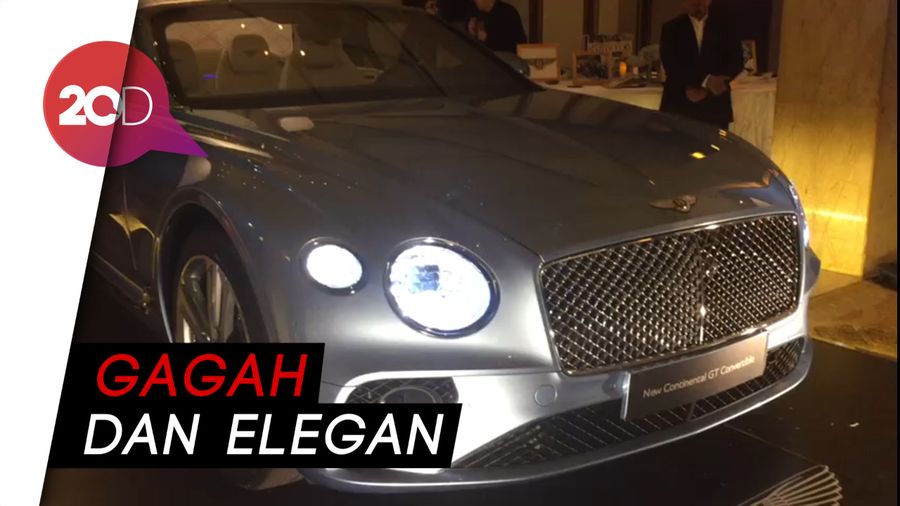 Bentley Continental GT Convertible Mengaspal di Jakarta