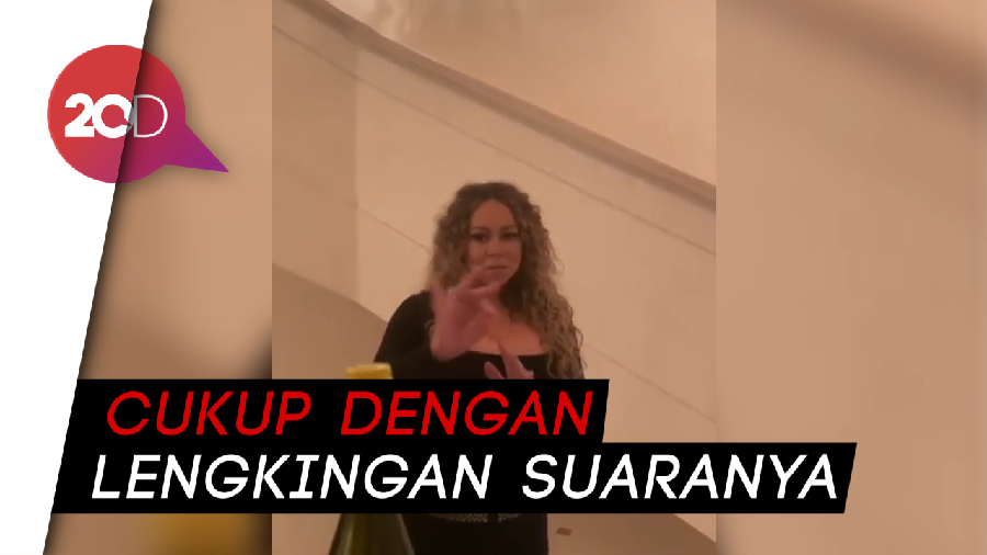 Mantap! Cara Mariah Carey Tuntaskan #BottleCapChallenge