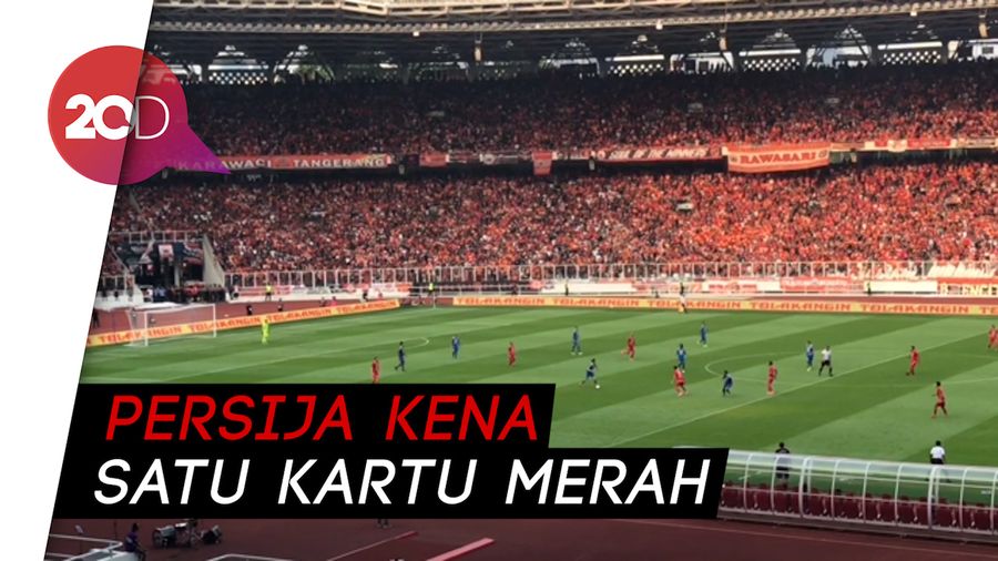 Melempem di Kandang, Persija Imbang 1-1 Lawan Persib