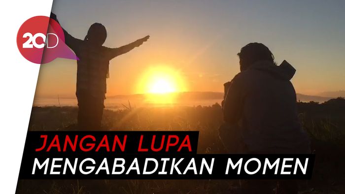 Menikmati Sunrise Bukit Alebo, Miniatur Bromo di Sulawesi