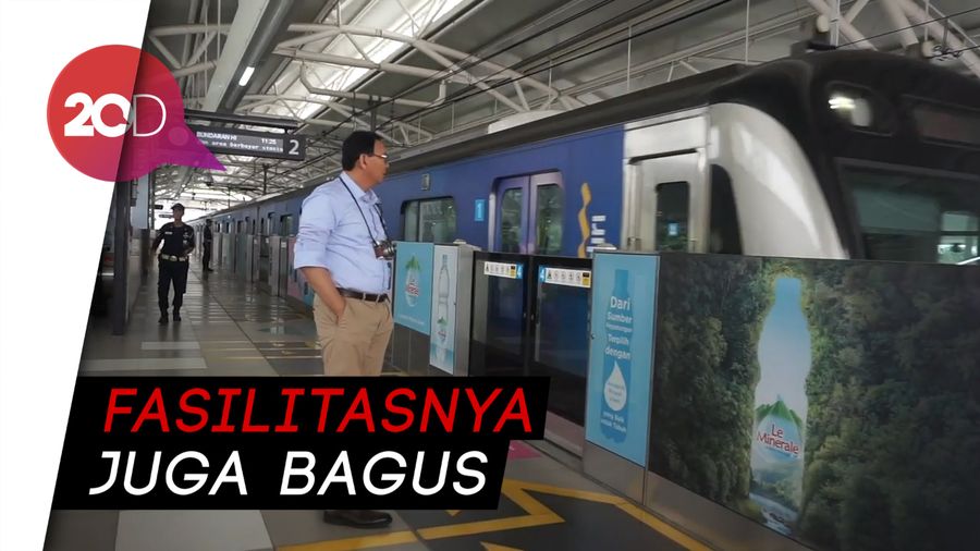 Puji MRT Jakarta, Ahok: Lebih Bagus dari di Luar Negeri
