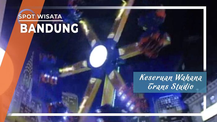 Keseruan Wahana Trans Studio Bandung