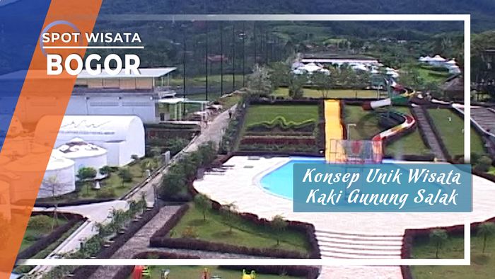 Tenda Bergaya Mongolia di Ciapus Kaki Gunung Salak Bogor