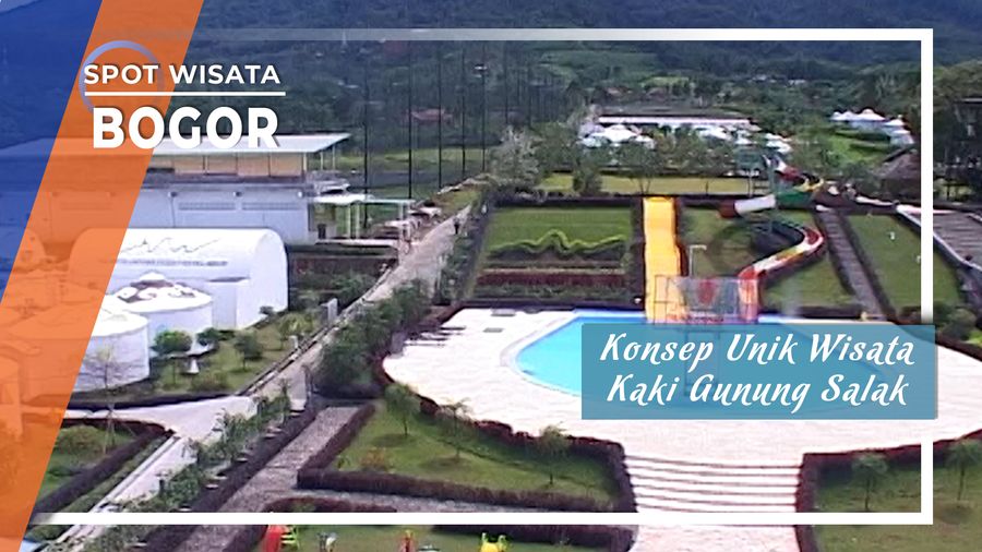 Tenda Bergaya Mongolia di Ciapus Kaki Gunung Salak Bogor