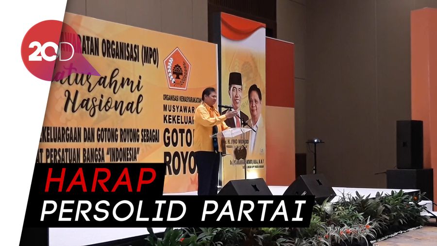 MKGR Deklarasikan Airlangga Jadi Ketum Golkar