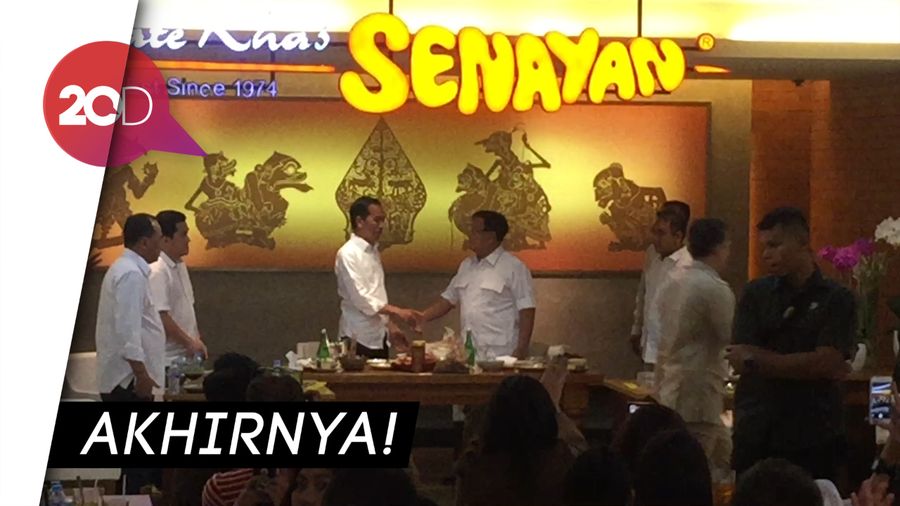Momen Pertemuan Jokowi-Prabowo, Naik MRT hingga Makan Siang