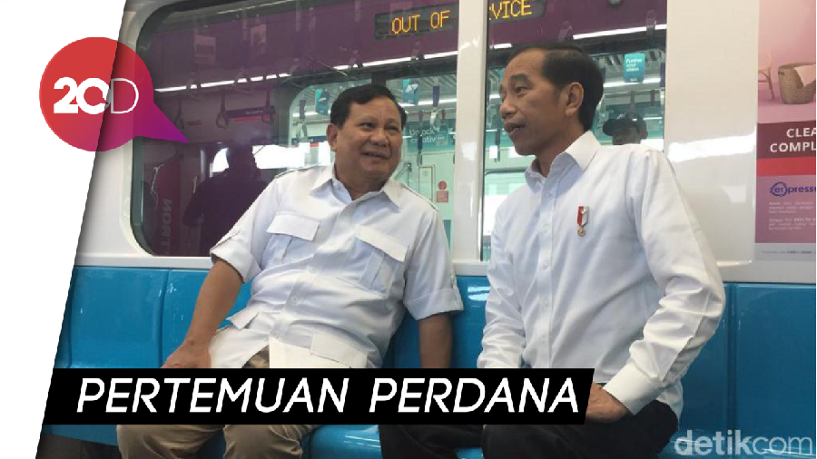 Pascapilpres, Akhirnya Jokowi-Prabowo Bertemu di MRT