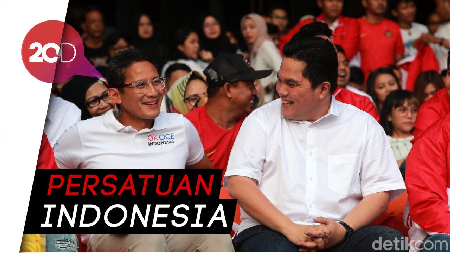 Potret Kebersamaan Pendukung Jokowi-Prabowo di Acara Milenial