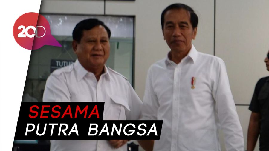 Prabowo Ucapkan Selamat ke Jokowi Secara Terbuka