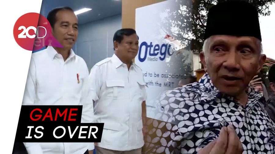 Kalau Prabowo Gabung Jokowi, Amien Rais: Lonceng Kematian Demokrasi
