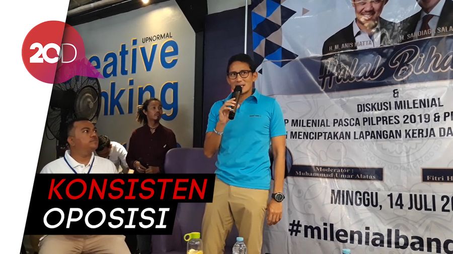 Sandi: Istiqomah untuk Perubahan Bukan Kekuasaan