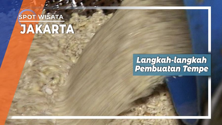 Pembuatan Tempe Di Selatan Ibukota Jakarta   