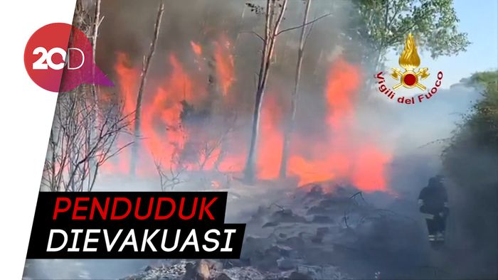 Kebakaran Hutan di Italia