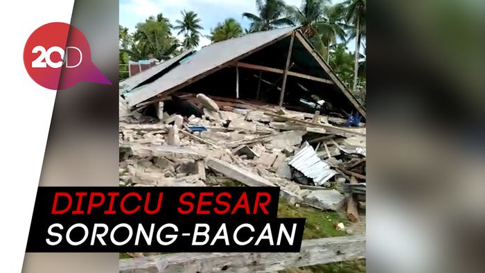 Halmahera Selatan Porak-poranda Dihantam Gempa M 7,2 