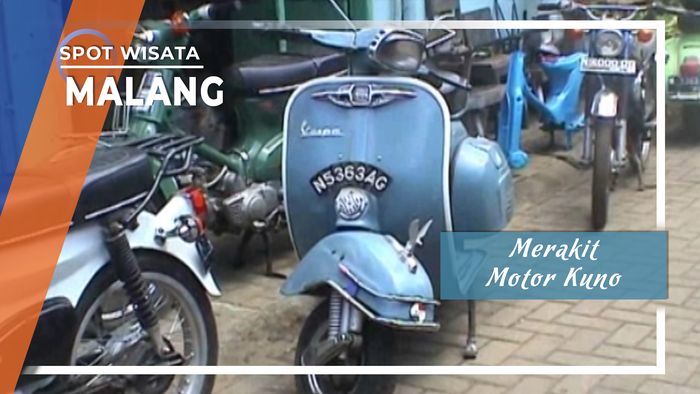 Merakit Motor Kuno Buruan Kolektor Di Malang 