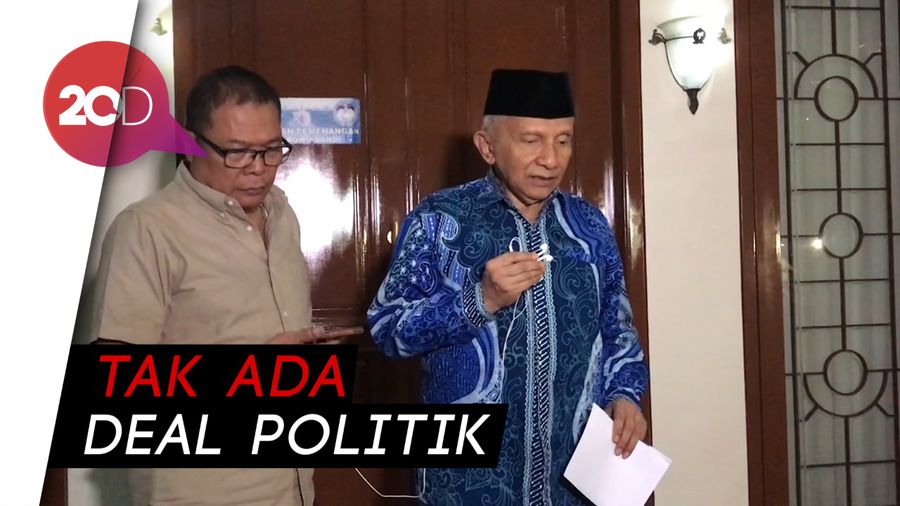 Amien Rais soal Pertemuan Jokowi-Prabowo: Tak Ada Pembagian Kursi