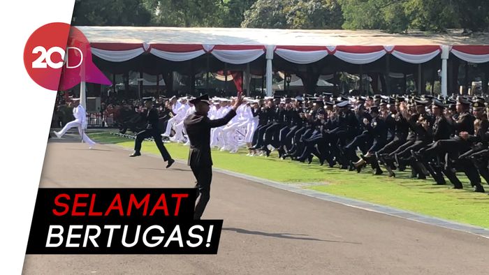 Lantik 781 Perwira TNI-Polri, Jokowi: Pelihara Kekompakan