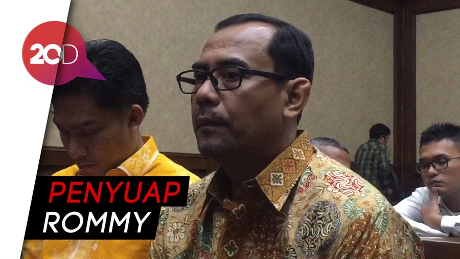 Haris Hasanudin Terdakwa Penyuap Rommy Dituntut 3 Tahun Pejara