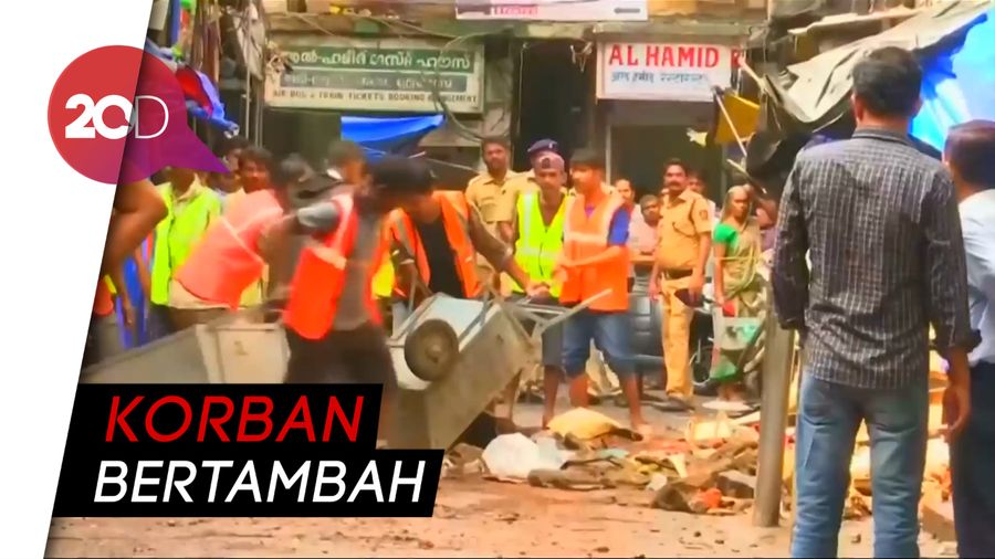 Jumlah Korban Tewas Gedung Ambruk di India Jadi 14 Orang
