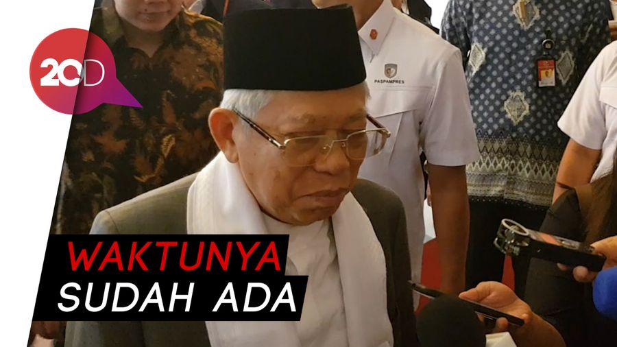Bocoran Maruf Amin Soal Susunan Kabinet