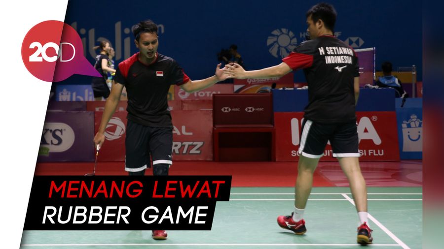 Melaju ke Semifinal, Ahsan/Hendra Susah Payah Kandaskan Jepang