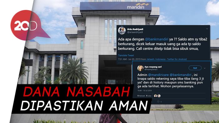 Kronologi Eror Sistem di Bank Mandiri dan Berubahnya Saldo Nasabah