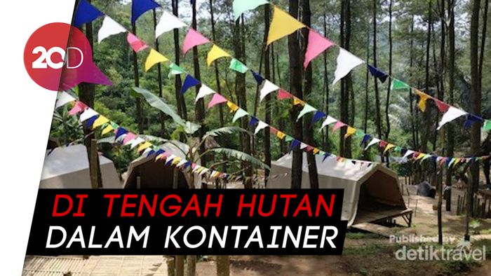 Sensasi Glamping dalam Kontainer