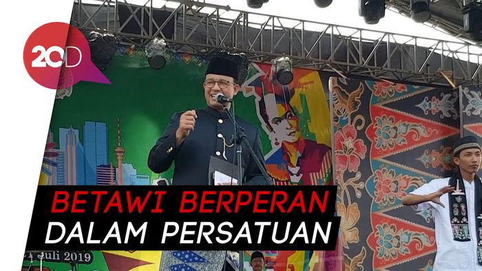 Anies: Masyarakat Betawi Fasilitator Persatuan Indonesia