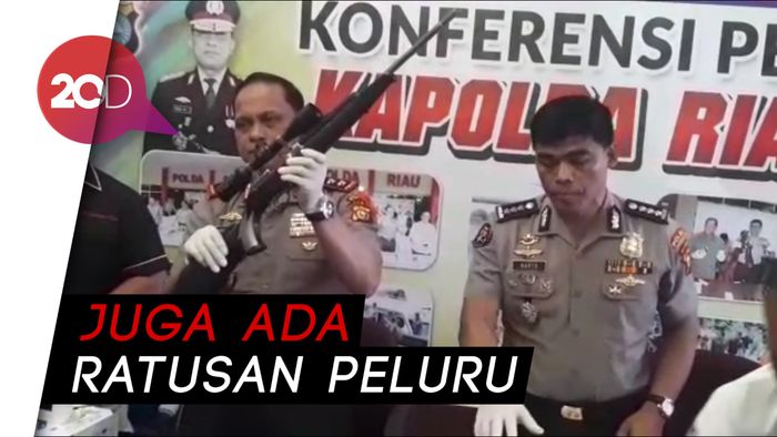 Senpi Laras Panjang Disita dari Lokasi Baku Tembak Polisi-Bandar Narkoba