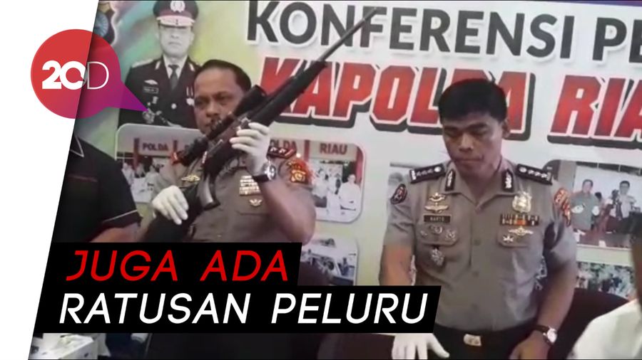 Senpi Laras Panjang Disita dari Lokasi Baku Tembak Polisi-Bandar Narkoba