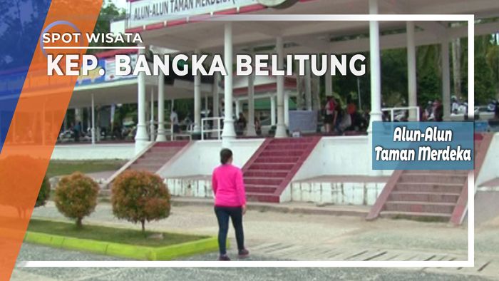 Alun-alun Taman Merdeka di Kepulauan Bangka Belitung 