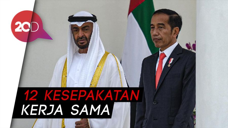 Bareng Putra Mahkota Abu Dhabi, Jokowi Teken Proyek Rp 136 T