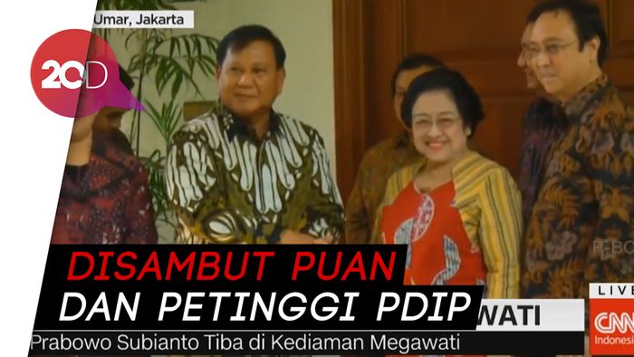 Prabowo Tiba di Kediaman Megawati