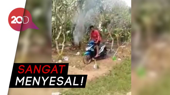 Aksi Trek-trekan di Kuburan Viral, Pemuda Ini Minta Maaf