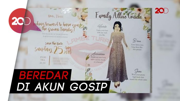 Beredar Undangan Pernikahan Cut Meyriska dan Roger Danuarta