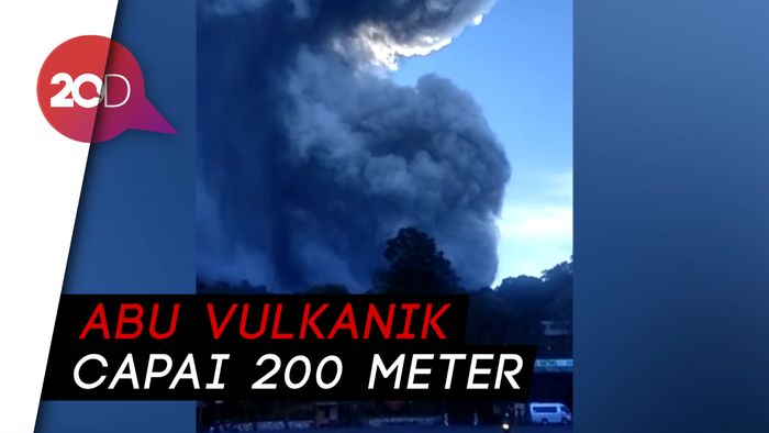 Gunung Tangkuban Parahu Erupsi