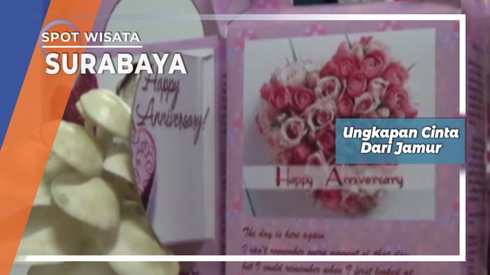 Melalui Jamur, Mahasiswa Surabaya Ungkapan Tanda Cinta 