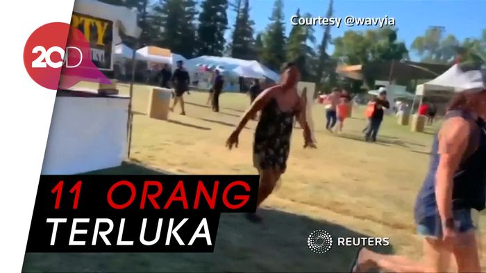 Kepanikan Warga Saat Penembakan di Festival Makanan California